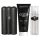 Cuba Prestige Black Fragrance for Men Gift Set - 3.0oz Eau De Toilette Spray, 3.4oz Aftershave, 6.8oz Shower Gel