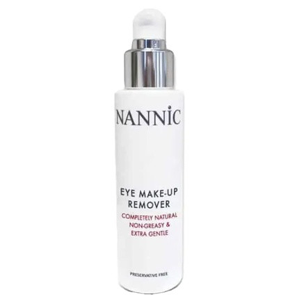 Nannic Eye Makeup Remover 100ml Completely Natural and Non-Greasy Free of Preservatives