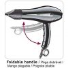 HAEGER Perfect FOLD Hair Dryer 2000W with Foldable Handle, Large Diffuser, Narrow Nozzle, 2 Speeds, 3 Heat Settings and Heat Protection