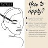 GOSH Mineral Waterproof Eye Shadow Pearly White 001 with Creamy Texture for Easy Application and Intense Color