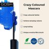 GOSH Boombastic Crazy Mascara for Extreme Volume and Long Lashes 02 Crazy Blue