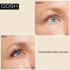 GOSH Catchy Eyes Mascara Allergy Certified for Extra Long Defined Lashes with Cat Eye Effect Hypoallergenic Mascara for Allergy Sufferers and Contact Lens Wearers Perfume Free 001 Black