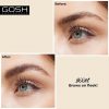 GOSH Brow Lift Lamination Eyebrow Gel with Colour Vegan Fixing Gel for Quick Flawless Brow Styling Dark Brown