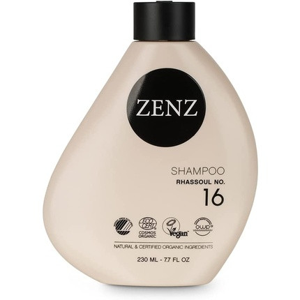 ZENZ Rhassoul No. 16 Shampoo 230ml - Sweet Scent of Caramel and Vanilla - Provides Moisture, Strength and Vitality - All Hair Types