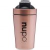 NUPO Metal Shaker Protein Shaker 500ml BPA Free with Mixing Ball for Creamy Diet Shakes Soups and Meals Rose Gold