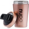 NUPO Metal Shaker Protein Shaker 500ml BPA Free with Mixing Ball for Creamy Diet Shakes Soups and Meals Rose Gold