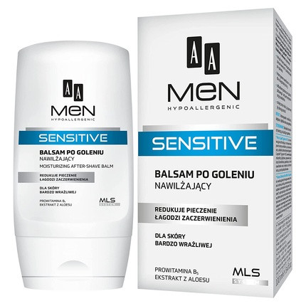 AA Men Hypoallergenic Sensitive After Shave Moisturizing Balm with Provitamin B5 100ml