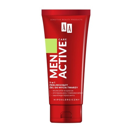 AA Men Active Care 3in1 Face Cleanser 150ml