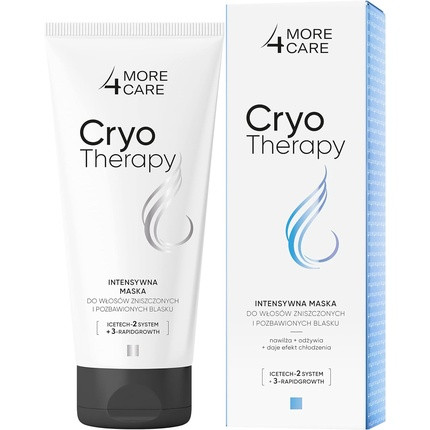 More4Care Cryotherapy Intensive Mask for Damaged and Anti-Glare Hair 200ml