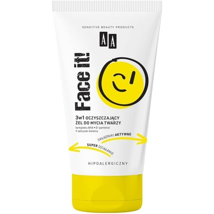 AA Face It! 3in1 Cleansing Face Wash Gel 150ml