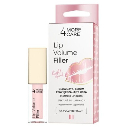 Lip Volume Filler Lip Gloss Serum for Lip Enhancement Light Pink