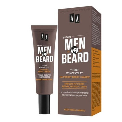 Men Beard Turbo Growth Concentrate for Beard and Mustache 30ml AA