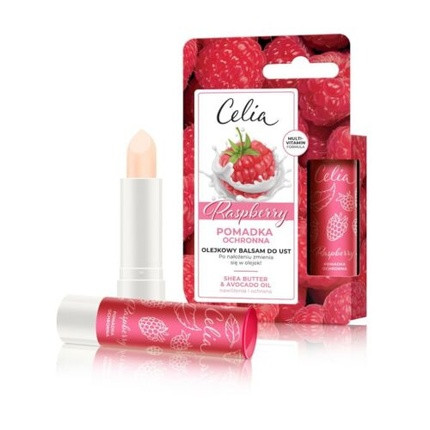 Celia Raspberry Oil Lip Balm Lipstick