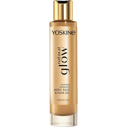 Yoskine Natural Glow Ultraluxurious Shimmering Body Face and Hair Oil 100ml