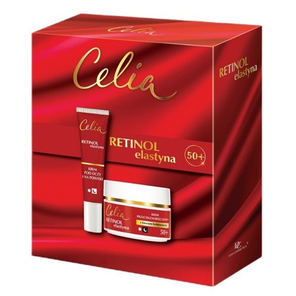 Celiaset Retinol Elastin Cream 50 For Day And Night 50ml With Eye And Eyelid Cream 15ml