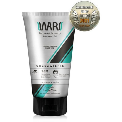 Wars Expert For Men Face Cleansing Gel Refreshing 150 Ml