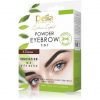 Delia Cosmetics Powder Eyebrow Dye Natural Herbs & Color - Complete Henna Treatment Set 20 Easy Applications/4 Weeks