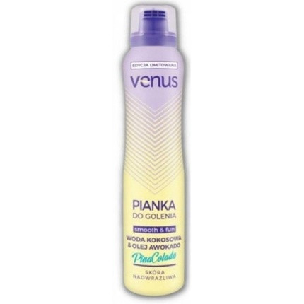 Venus Shaving Foam Pina Colada Coconut Water Avocado Oil 200 Ml