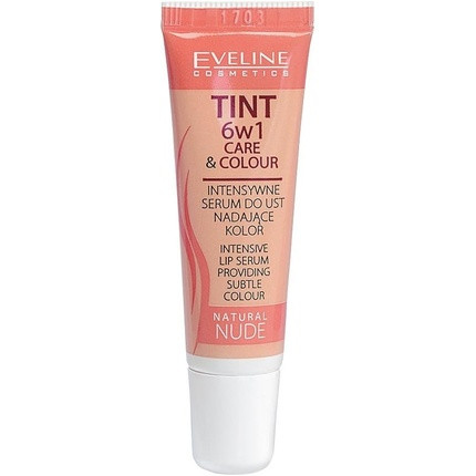 EVELINE Tint 6in1 Care & Colour Intensive Lip Balm Serum Subtle Colour Natural Nude