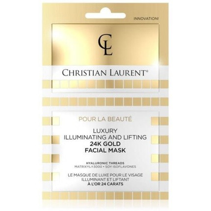 CL Luxurious Brightening and Sculpting Face Mask with 24K Gold Leaf