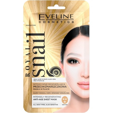 Eveline Cosmetics Royal Snail Intensive Regenerating Anti-Age Cloth Mask