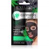 Eveline Cosmetics Cannabis Skin Care Face Mask Carbon 3-in-1 7ml