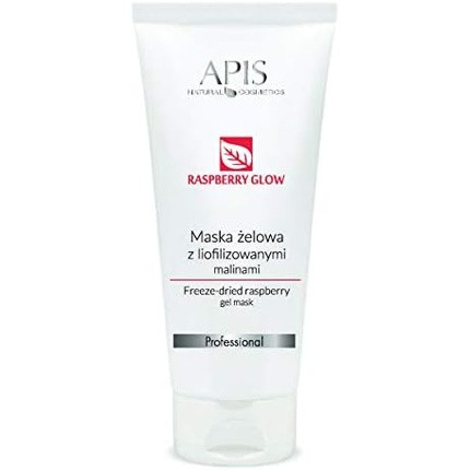 APIS Raspberry Glow Gel Mask with Freeze Dried Raspberries, Hyaluronic Acid and Ceramides 200ml