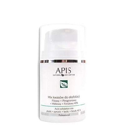 APIS Acid Mix for Exfoliation Phytic, Tartaric, Lactic, and Ferulic Acid 40% 50ml