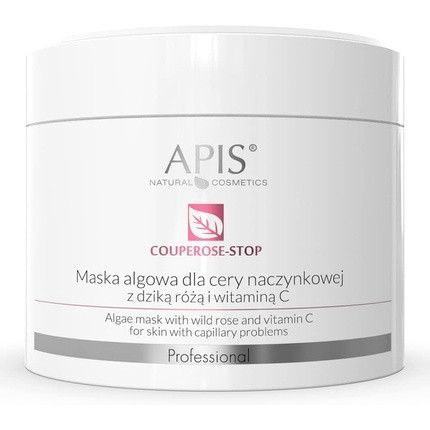 Apis Professional Couperose Stop Wild Rose and Vitamin C Algae Mask for Capillary Skin 100g