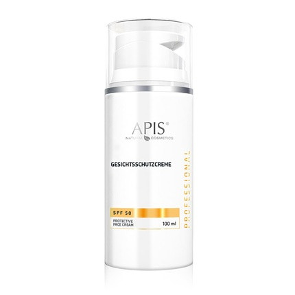 Apis Protective Cream SPF 50 with UVA and UVB Protection Bio-Filter Natural Oils Protects Volume 100ml