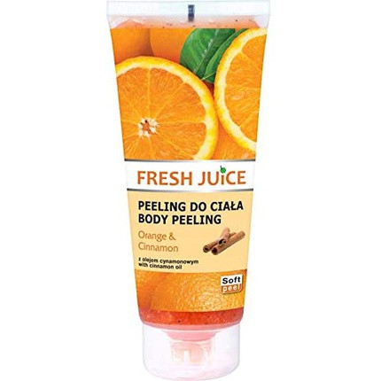 Green Pharmacy Fresh Juice Body Peeling Scrub Orange & Cinnamon Soft Peel 200ml