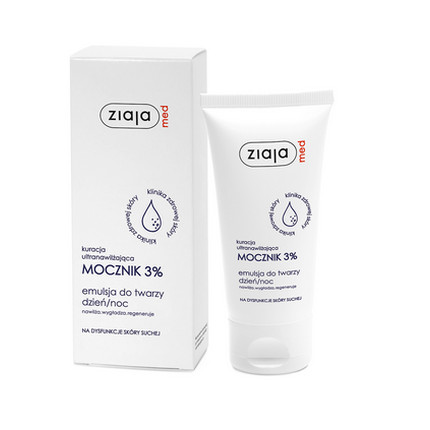 Ziaja Med Ultra Moisturizing Urea 3% Face Emulsion Day/Night Treatment