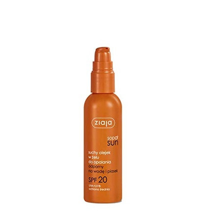 Ziaja Sopot Sun Dry Oil-Gel for Tanning Waterproof Sandproof SPF 20 90ml