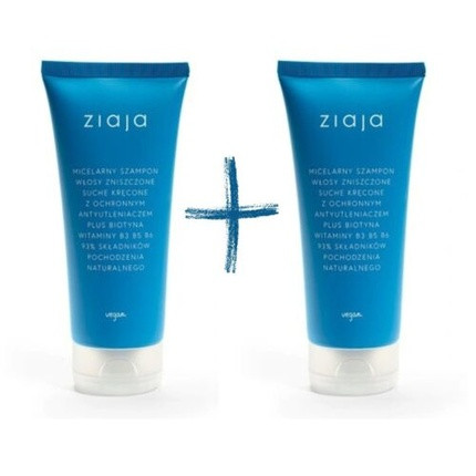 Ziaja Micellar Shampoo For Damaged And Dry Hair 200 Ml X 2