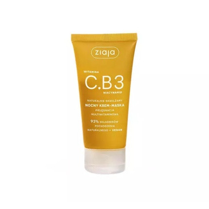 Ziaja Vitamin C. B3 Niacinamide Night Cream Mask for Face 50ml