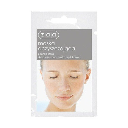 Ziaja Cleansing Face Mask with Gray Clay 7ml Sachet