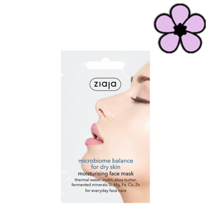 Ziaja Microbiome Moisturising Face Mask for Dry Skin 7ml