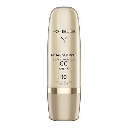 Yonelle CC Cream SPF10 Anti Wrinkle CC Cream Metamorphosis Series for All Skin Types Tinted Day Cream with SPF 10 1 Light Neutral 50ml