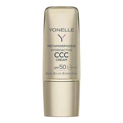 YONELLE CCC Cream SPF 50 with Mattifying Effect Color Correcting Cream Smoothing Effect Sunscreen LSF 50 30ml Sun Touch