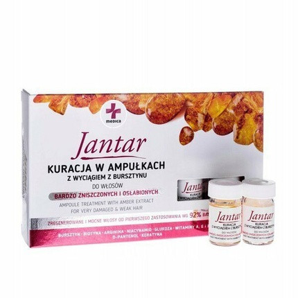 FARMONA Jantar Medica Ampoules with Amber Extract for Damaged Hair 5ml