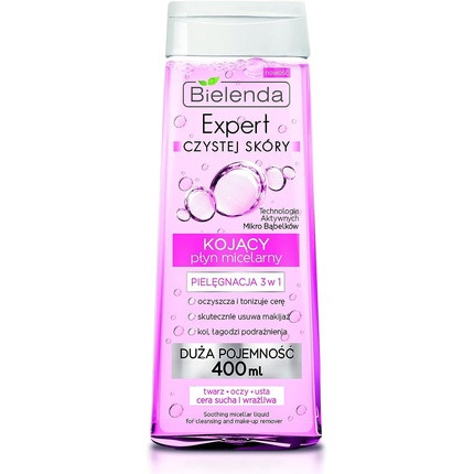 BIELENDA EXPERT Soothing Micellar Makeup Remover for Eyes and Lips 3in1 400ml