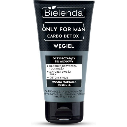 BIELENDA Carbo Detox Carbon Cleansing Wash Gel for Men 150ml