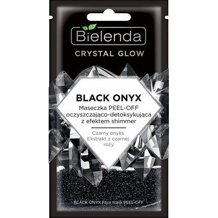 Bielenda Crystal Blow Black Onyx Cleansing and Detoxifying Peel Off Face Mask 8g