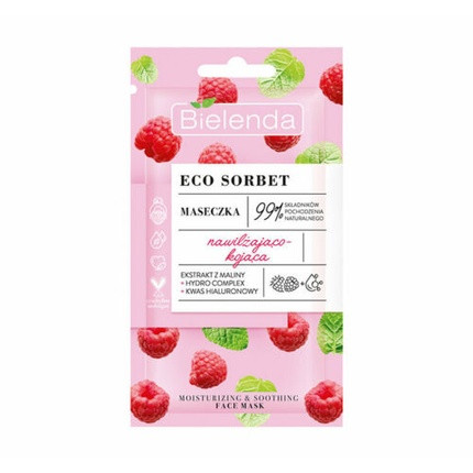 Bielenda Eco Sorbet Raspberry Face Mask 8g