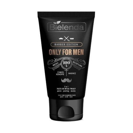 Bielenda Only For Men Barber Edition 3-in-1 Face Cleansing Paste