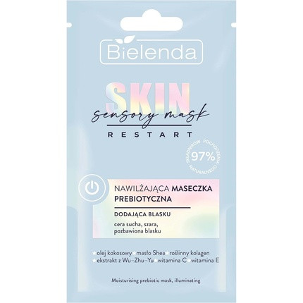 Bielenda Skin Restart Sensory Mask Moisturising Prebiotic Mask For Dry Skin 8ml