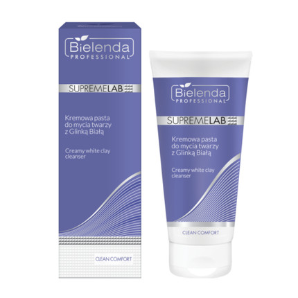 Bielenda Supremelab Clean Comfort Creamy Face Wash Paste with White Clay 150g