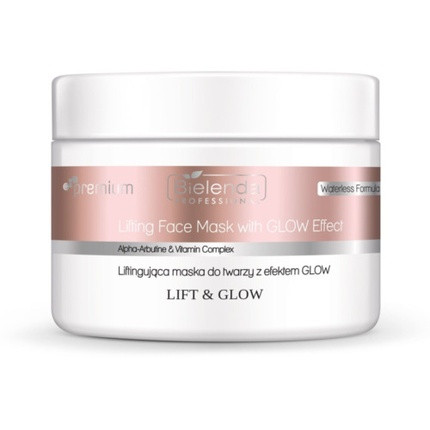 Bielenda Professional Lift & Glow Lifting Powder Face Mask with Glow Effect 115g