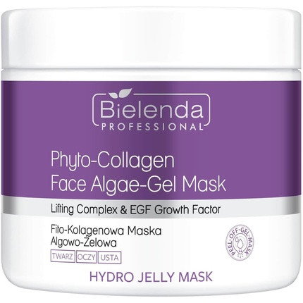 Bielenda Professional Hydro Jelly Firming Algae Gel Mask Phyto-Collagen & EGF Growth Factor Lifting Firming Anti Age 190g