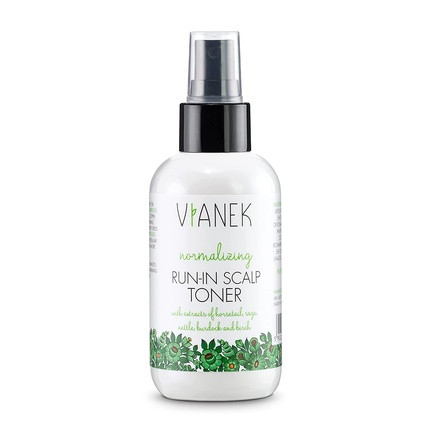 VIANEK Normalizing Toner and Hair Tonic for Scalp with Horsetail, Sage, Nettle, Burdock and Birch